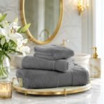 Ultra Soft Plush Absorbent Towel Set - Charcoal