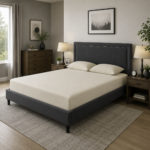 100% Cotton 400 TC Fitted Bed Sheet - Cream