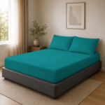 Non Iron Extra Deep Fitted Sheet - Deep Teal