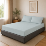 Non Iron Extra Deep Fitted Sheet - Duck Egg