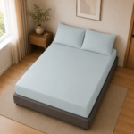Non Iron Extra Deep Fitted Sheet - Duck Egg