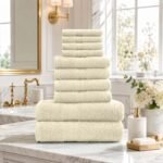 10 Piece Super Absorbent Towel Bale Set - Cream
