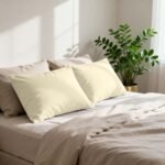 Super Soft Cosy Plain Pillowcase Set - Cream