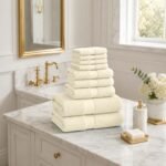 10 Piece Super Absorbent Towel Bale Set - Cream