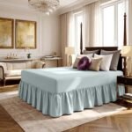 Luxury Valance Bed Sheet Collection - Duck Egg