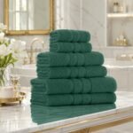 Super Soft Hotel Style Towel Set - Dark Green