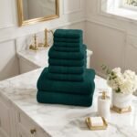10 Piece Super Absorbent Towel Bale Set - Dark Green