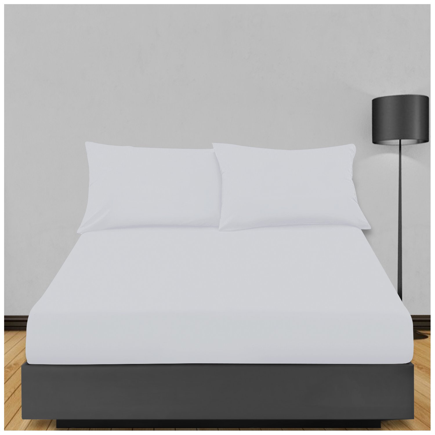 Deep Fitted Sheet 01 Non Iron Extra Deep Fitted Sheet - White