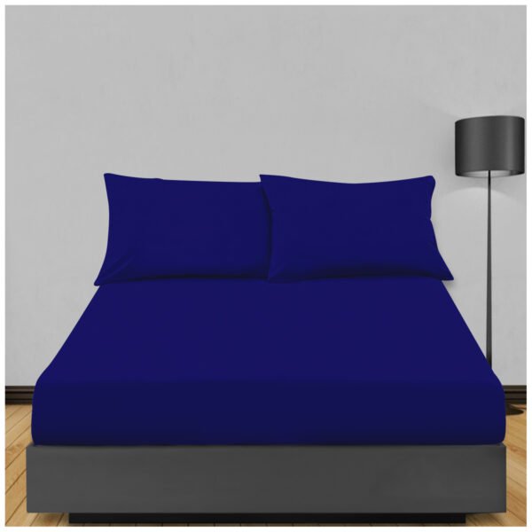 Non Iron Extra Deep Fitted Sheet - Royal Blue