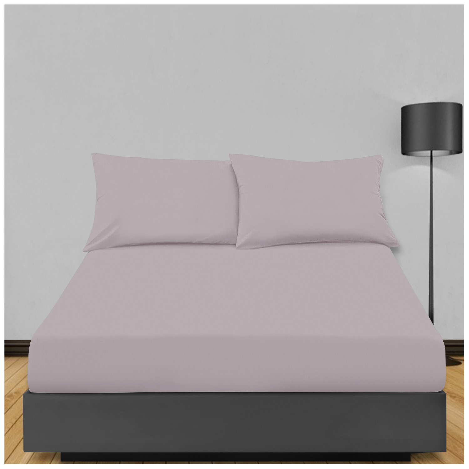 Deep Fitted Sheet 01 Non Iron Extra Deep Fitted Sheet - Grey