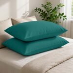 Super Soft Cosy Plain Pillowcase Set - Deep Teal