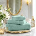 Ultra Soft Plush Absorbent Towel Set - Duck Egg