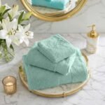 Ultra Soft Plush Absorbent Towel Set - Duck Egg