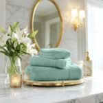 Ultra Soft Plush Absorbent Towel Set - Duck Egg