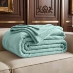 Mink Fur Throw - Dark Egg