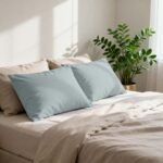 Super Soft Cozy Plain Pillowcase Set - Duck Egg