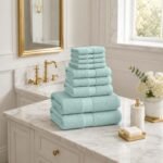 10 Piece Super Absorbent Towel Bale Set - Duck Egg