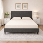 100% Cotton 400 TC Deep Fitted Bed Sheet - Cream - Image 2