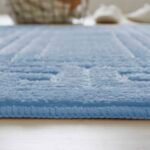 2-Piece Greek Bath Mat Set - Blue