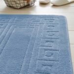 2-Piece Greek Bath Mat Set - Blue