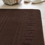 2-Piece Greek Bath Mat Set - Choco