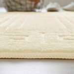 2-Piece Greek Bath Mat Set - Cream