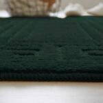 2-Piece Greek Bath Mat Set - Dark Green