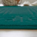 2-Piece Greek Bath Mat Set - Dark Teal