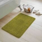 2-Piece Greek Bath Mat Set - Green
