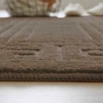 2-Piece Greek Bath Mat Set - Latte