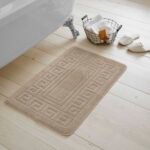 2-Piece Greek Bath Mat Set - Dark Teal