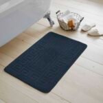 2-Piece Greek Bath Mat Set - Dark Teal