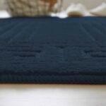 2-Piece Greek Bath Mat Set - Dark Teal