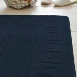 2-Piece Greek Bath Mat Set - Dark Teal