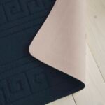 2-Piece Greek Bath Mat Set - Dark Teal