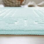 2-Piece Greek Bath Mat Set - Aqua
