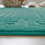2-Piece Greek Bath Mat Set - Teal