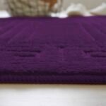 2-Piece Greek Bath Mat Set - Purple