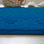 2-Piece Greek Bath Mat Set - Royal Blue