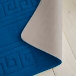 2-Piece Greek Bath Mat Set - Royal Blue