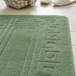 2-Piece Greek Bath Mat Set - Sage Green