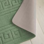 2-Piece Greek Bath Mat Set - Sage Green
