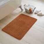 2-Piece Greek Bath Mat Set - Terracotta