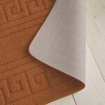 2-Piece Greek Bath Mat Set - Terracotta