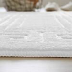 2-Piece Greek Bath Mat Set - White