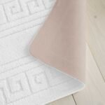 2-Piece Greek Bath Mat Set - White