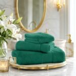 Ultra Soft Plush Absorbent Towel Set - Green