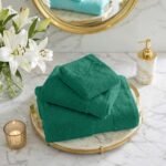 Ultra Soft Plush Absorbent Towel Set - Green