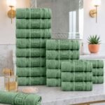 20 Piece Greek Towel Bale Set - Green