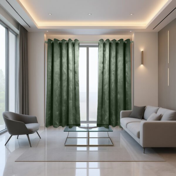 Horizon Stripe Blackout Curtains - Green